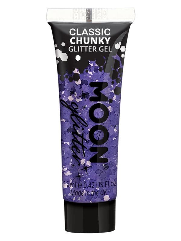 Moon Glitter Classic Chunky Glitter Gel, Lavender, Single, 12ml | Merthyr Tydfil | Why Not Shop Online