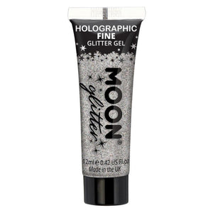 Moon Glitter Holographic Fine Glitter Gel, Silver, Single, 12ml | Merthyr Tydfil | Why Not Shop Online