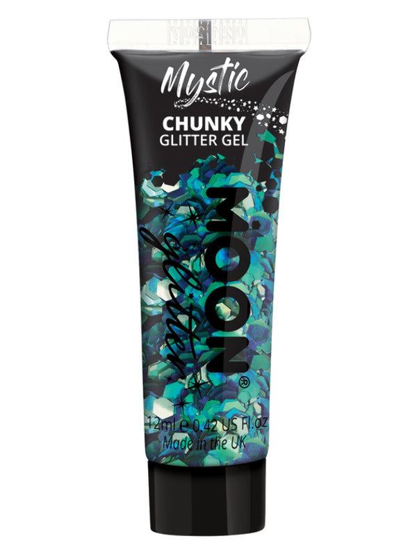 Moon Glitter Mystic Chunky Glitter Gel, Mixed Colours, Single, 12ml, Atlantis | Why Not Shop