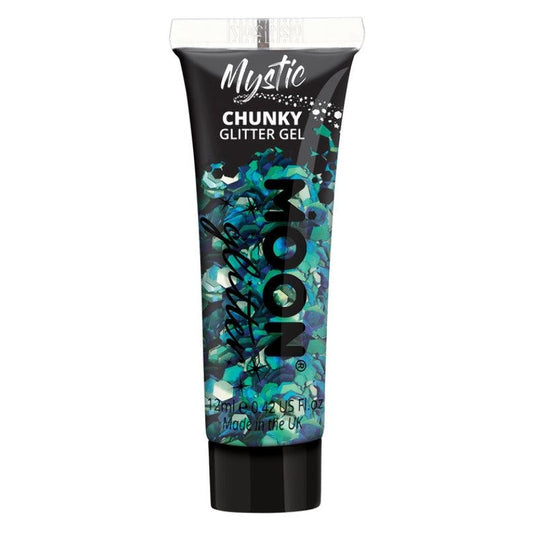 Moon Glitter Mystic Chunky Glitter Gel, Mixed Colours, Single, 12ml, Atlantis | Why Not Shop