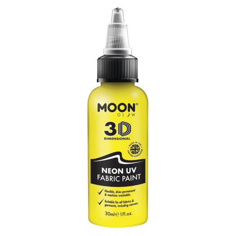 Moon Glow - Neon UV Intense Fabric Paint, Yellow | Why Not Shop