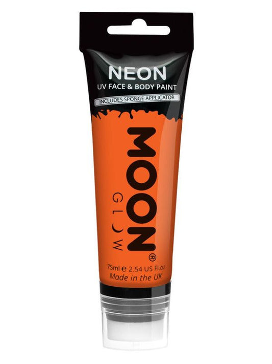 Moon Glow Supersize Intense Neon UV Face Paint, Intense Orange 75ml | Merthyr Tydfil | Why Not Shop Online