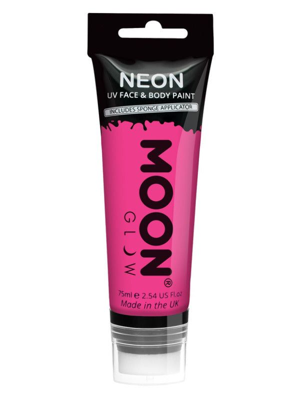 Moon Glow Supersize Intense Neon UV Face Paint, Intense Pink 75ml | Merthyr Tydfil | Why Not Shop Online