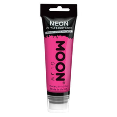 Moon Glow Supersize Intense Neon UV Face Paint, Intense Pink 75ml | Why Not Shop