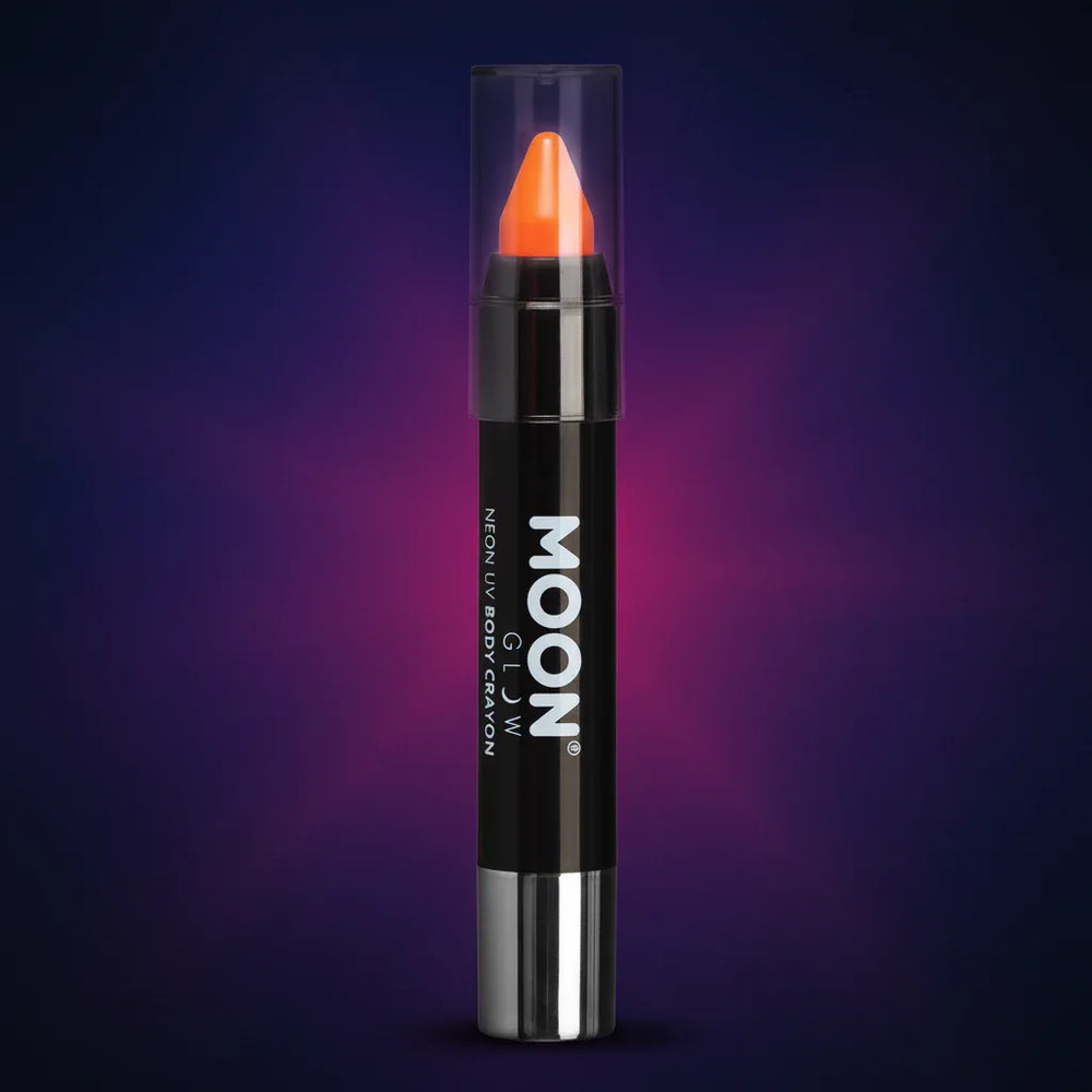 Moon Glow Pastel Neon UV Body Crayons Pastel Orange - Why Not Shop