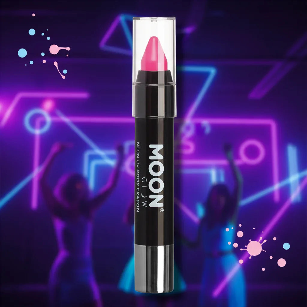 Moon Glow Pastel Neon UV Body Crayons Pastel Pink - Why Not Shop