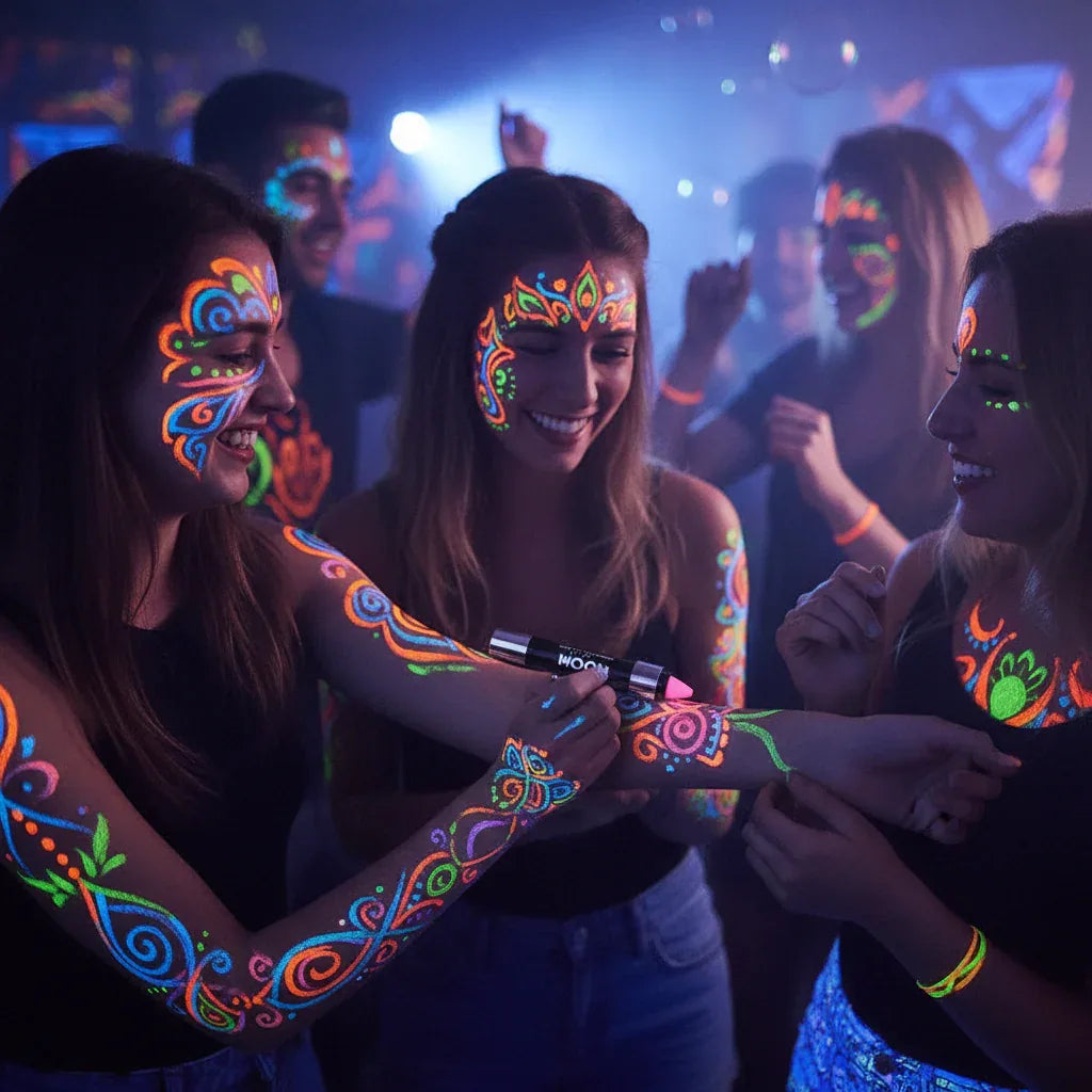 Moon Glow Pastel Neon UV Body Crayons Pastel Pink - Why Not Shop