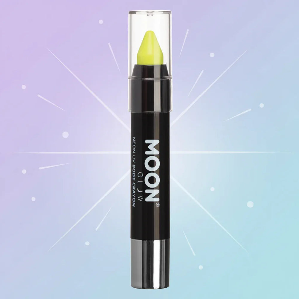Moon Glow Pastel Neon UV Body Crayons Pastel Yellow - Why Not Shop