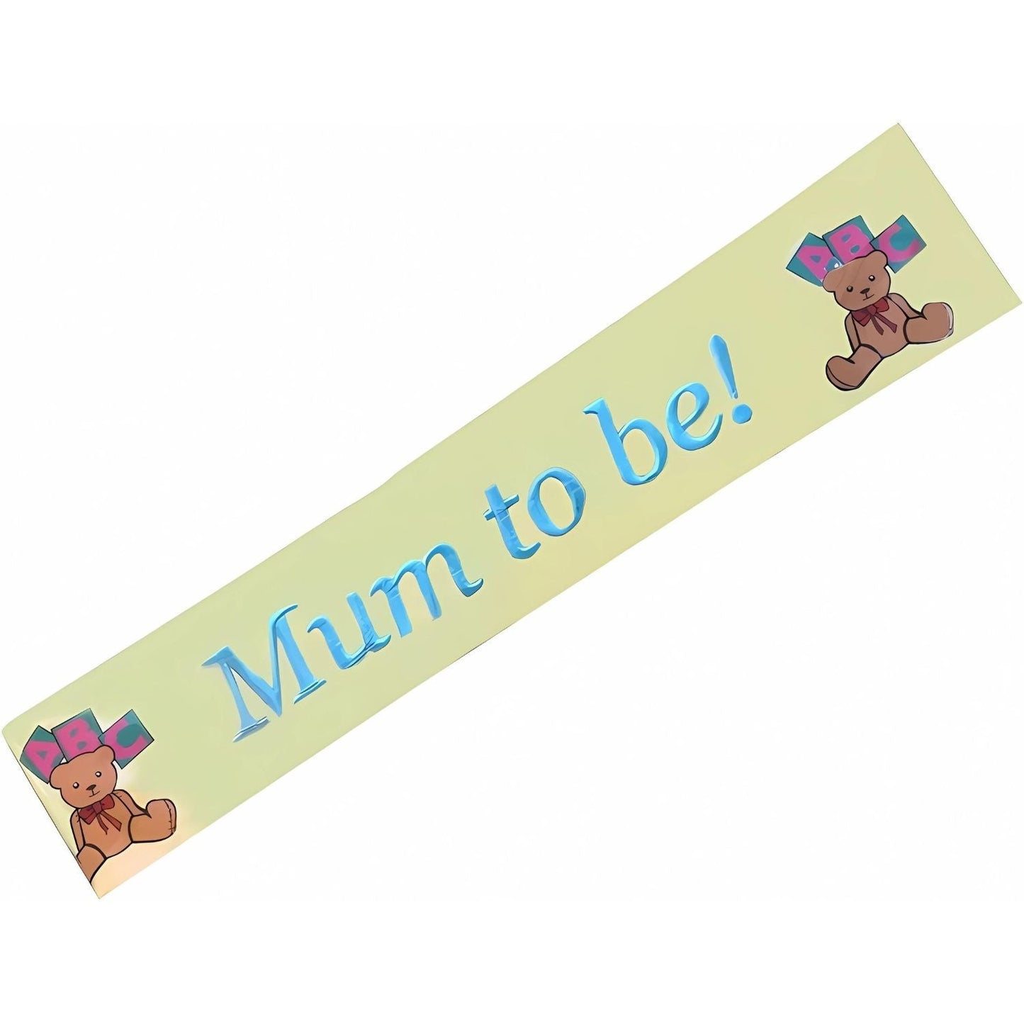 Mum to Be Sash Yellow And Blue | Why Not Shop