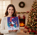 Santa & Rudolph Large Christmas Gift Bags 26.5cm x 33cm - Why Not Shop