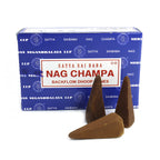Satya Original Authentic Nag Champa 24 Backflow Cones
