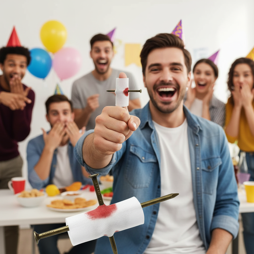 Nail Through Finger Joke | Merthyr Tydfil | Why Not Shop Online