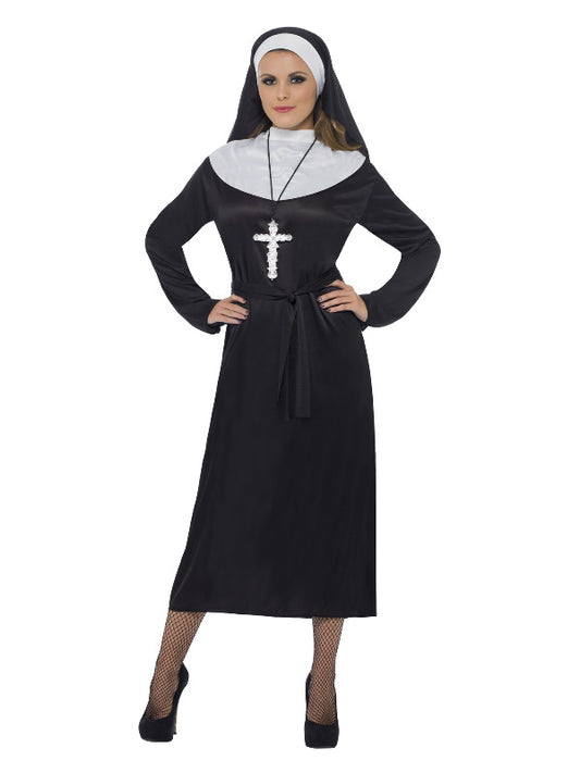 Nun Fancy Dress Costumes Large UK Dress Size 16-18
