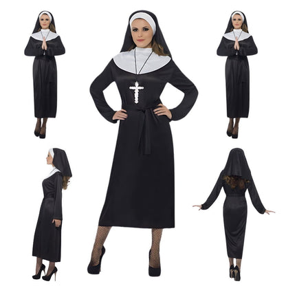 Nun Fancy Dress Costumes Large UK Dress Size 16-18 | Merthyr Tydfil | Why Not Shop Online