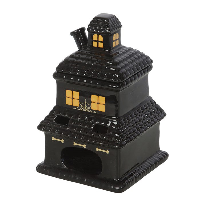 Black Haunted House Oil Burner and Wax Warmer | Merthyr Tydfil | Why Not Shop Online