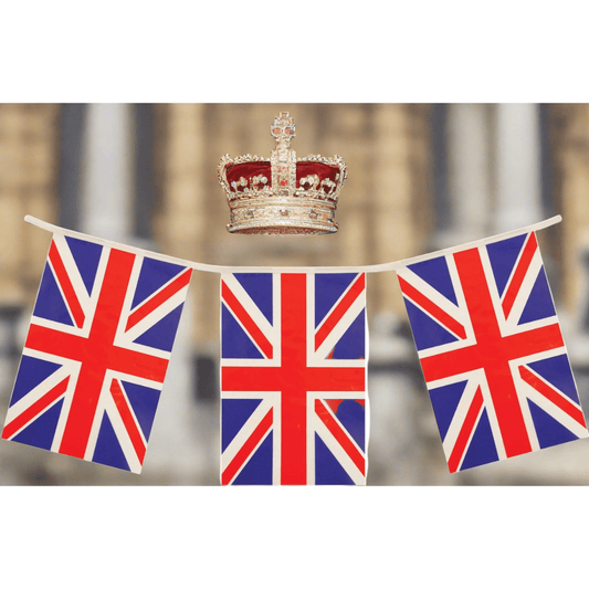 PVC Plastic Bunting 4m Union Jack Party 11 Flags | Why Not Shop