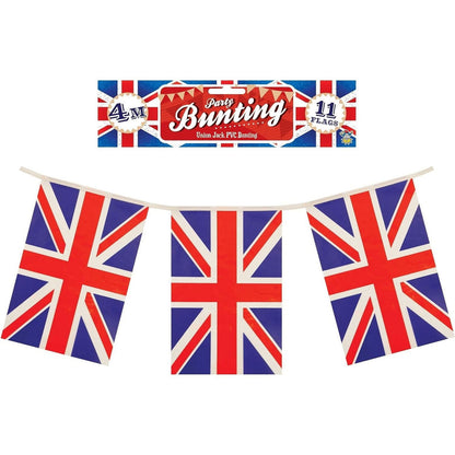 PVC Plastic Bunting 4m Union Jack Party 11 Flags | Merthyr Tydfil | Why Not Shop Online
