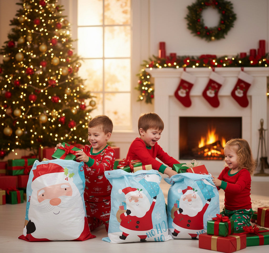 PVC Santa Sacks Pack of 3 | Merthyr Tydfil | Why Not Shop Online