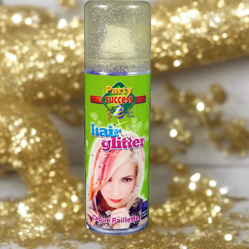 Party Success Gold Glitter Hairspray 125ml | Why Not Shop