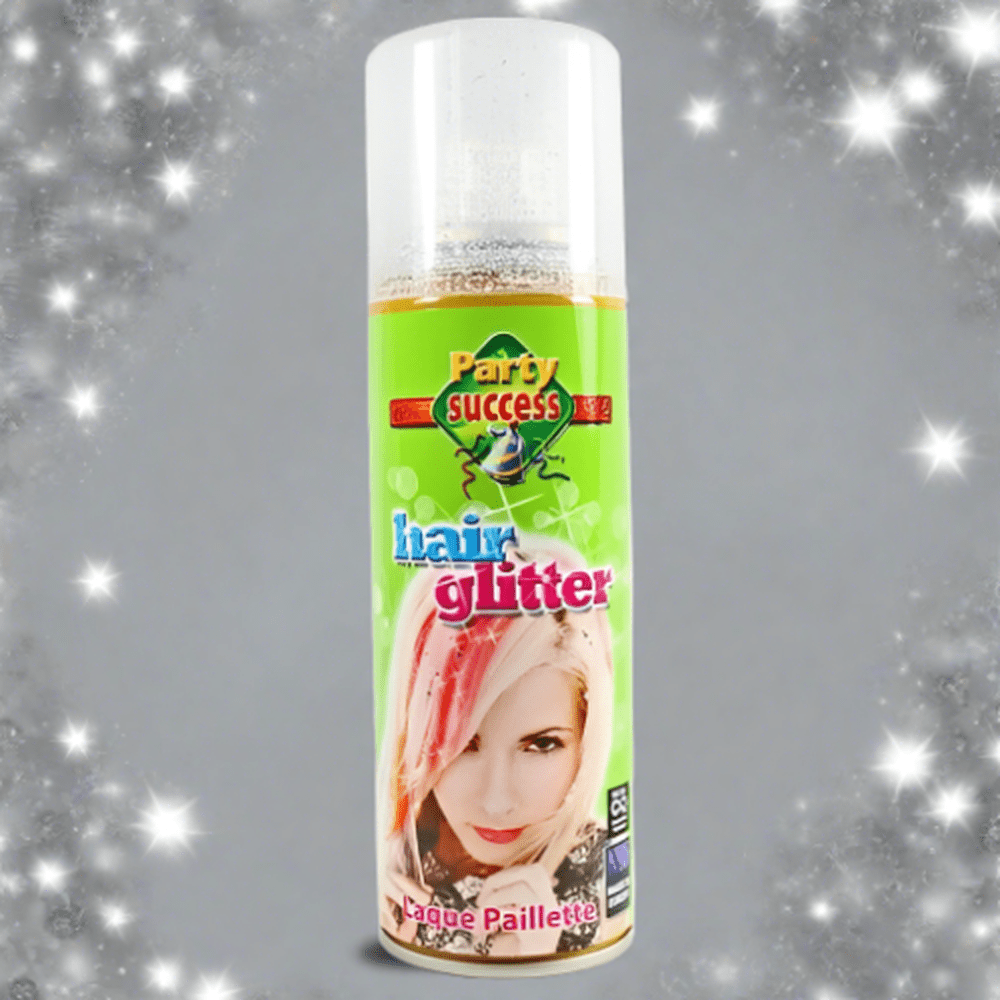 Party Success Silver Glitter Hairspray 125ml | Why Not Shop