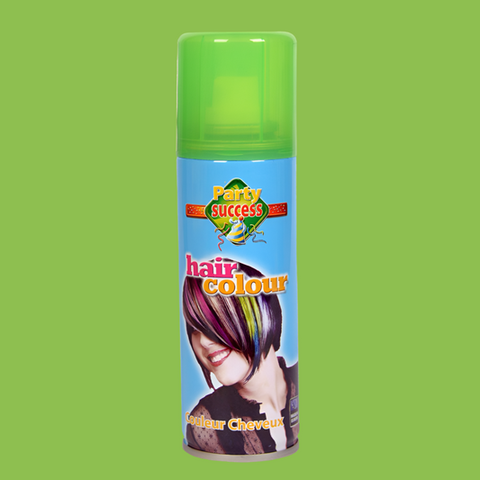 Party Success Temporary Hair Colour Spray Wash Out Fluorescent Green | Why Not Shop