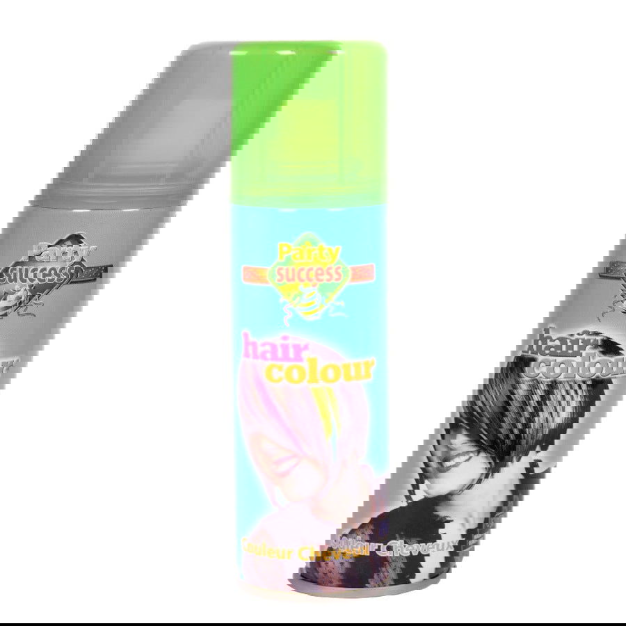 Party Success Temporary Hair Colour Spray Wash Out Fluorescent Green | Why Not Shop