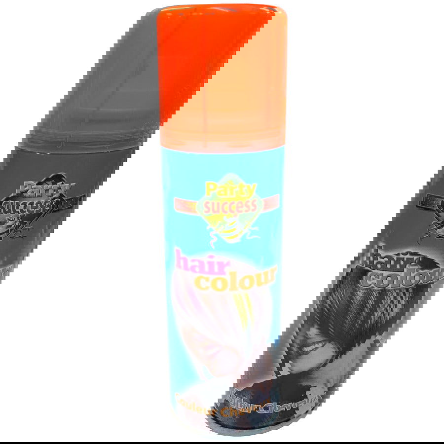 Party Success Temporary Hair Colour Spray Wash Out Fluorescent Orange | Why Not Shop
