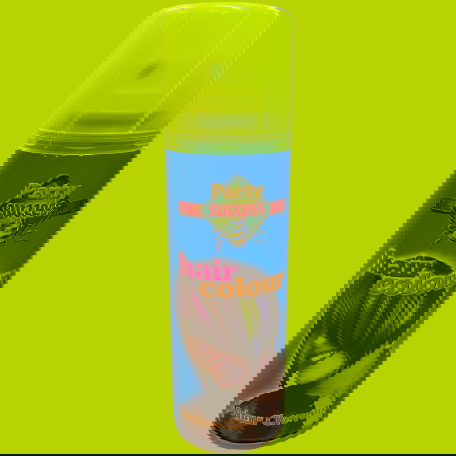 Party Success Temporary Hair Colour Spray Wash Out Fluorescent Yellow | Why Not Shop