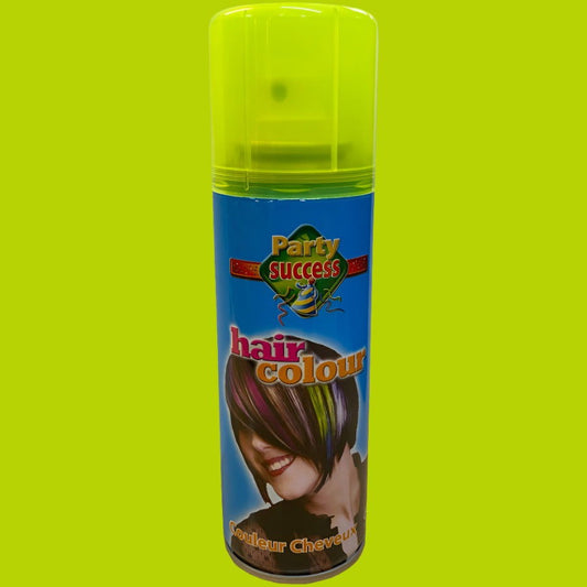 Party Success Temporary Hair Colour Spray Wash Out Fluorescent Yellow | Why Not Shop