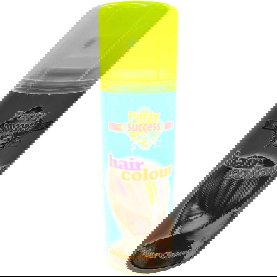 Party Success Temporary Hair Colour Spray Wash Out Fluorescent Yellow | Why Not Shop