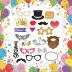 Party Photo Props Pack Of 20 - Why Not Shop