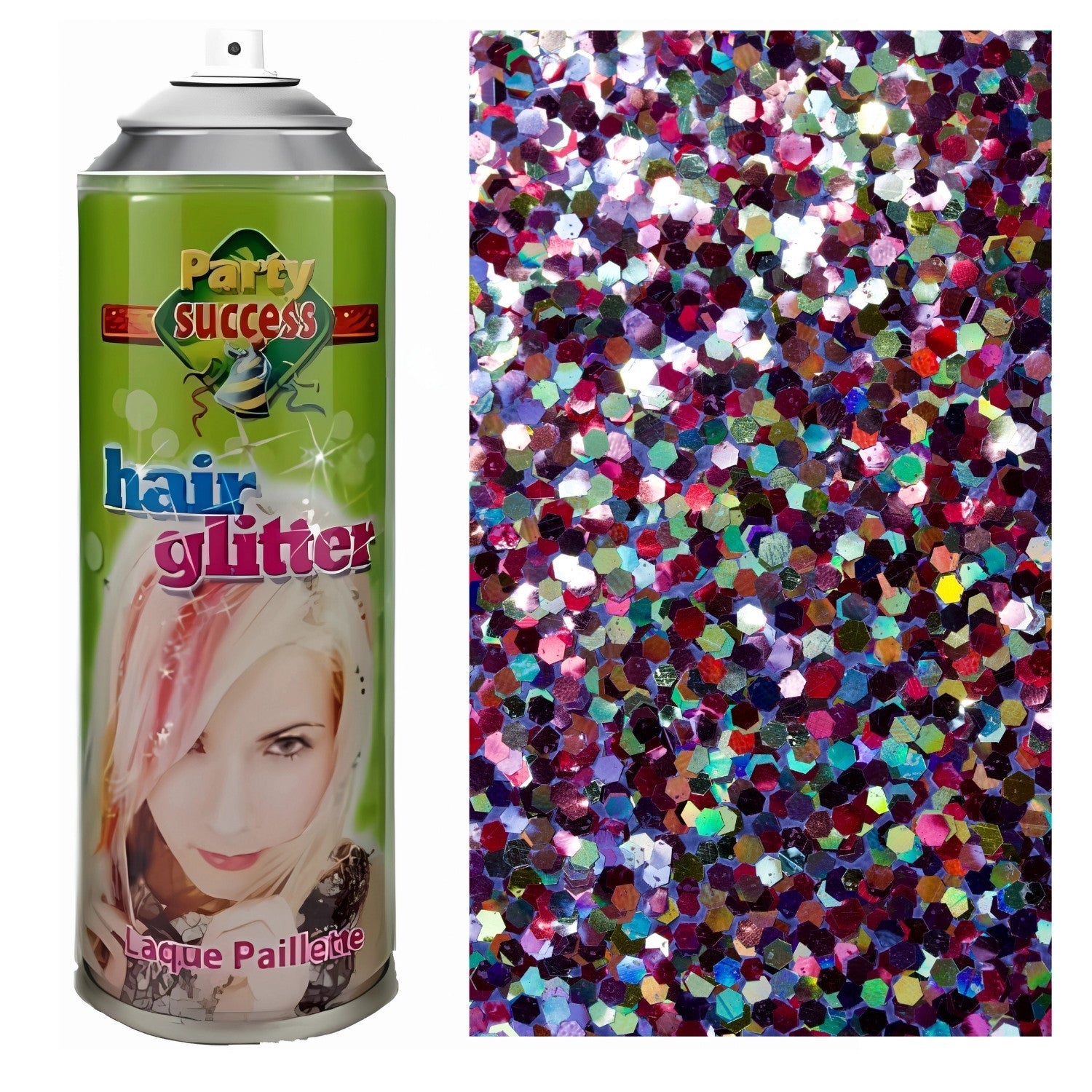 Party Success Multi-Coloured Glitter Hairspray 125ml | Merthyr Tydfil | Why Not Shop Online