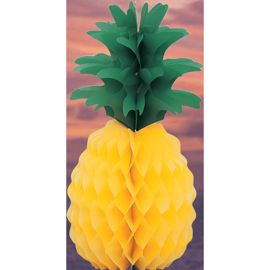 Pineapple Honeycomb Hawaiian Decoration 14 Inches | Why Not Shop