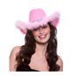 Pink Texan Cowgirl Hat with Silver Sequins and Pink Marabou Feather | Merthyr Tydfil | Why Not Shop Online