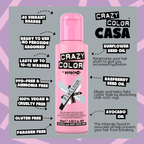 Crazy Color Platinum Semi-Permanent Hair Dye 100ml