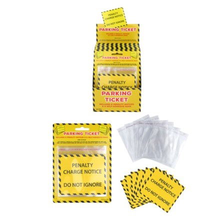 6 Realistic Looking Joke Parking Tickets With Plastic Covers | Merthyr Tydfil | Why Not Shop Online