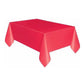 Red Plastic Table Covers for Parties and Events 1.37M X 2.74M | Why Not Shop