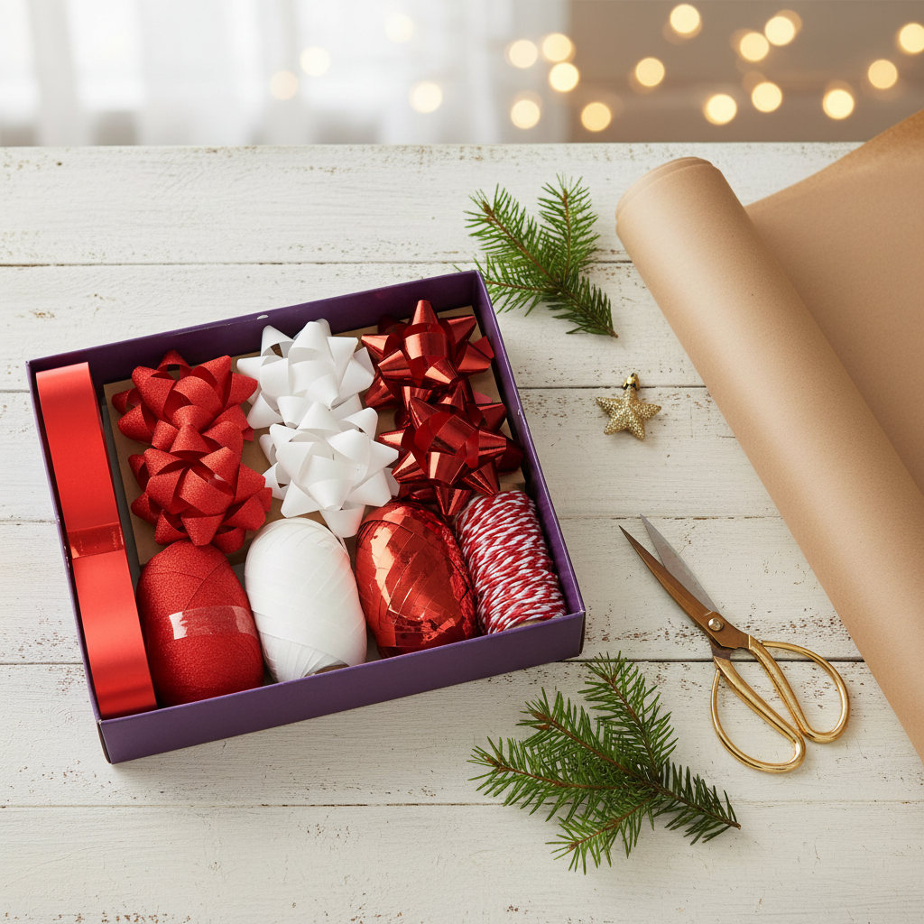 Red Bow And Ribbon Set | Merthyr Tydfil | Why Not Shop Online