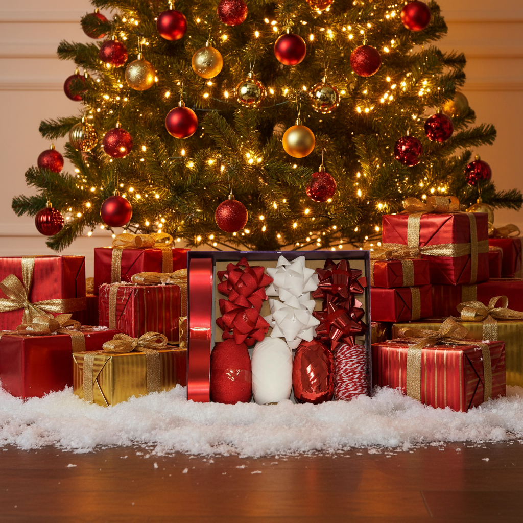 Red Bow And Ribbon Set | Merthyr Tydfil | Why Not Shop Online