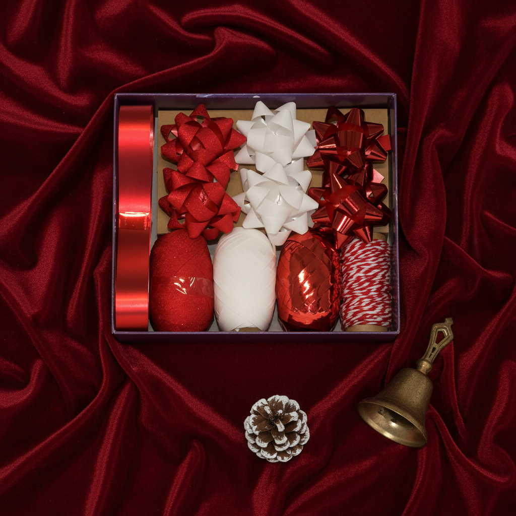 Red Bow And Ribbon Set | Merthyr Tydfil | Why Not Shop Online