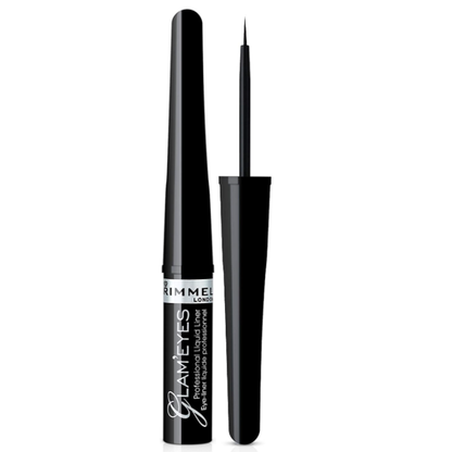 Rimmel Glam Eyes Professional Liquid Eyeliner 001 Black Glamour | Why Not Shop