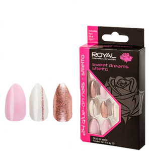 Royal 24 Stiletto False Nails And Glue Sweet Dreams | Merthyr Tydfil | Why Not Shop Online