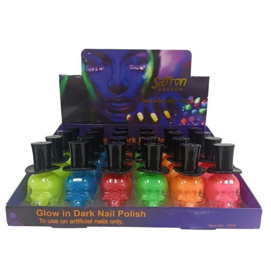 Saffron Zombie Nights Glow In The Dark Nail Polishes Assorted Colours | Why Not Shop