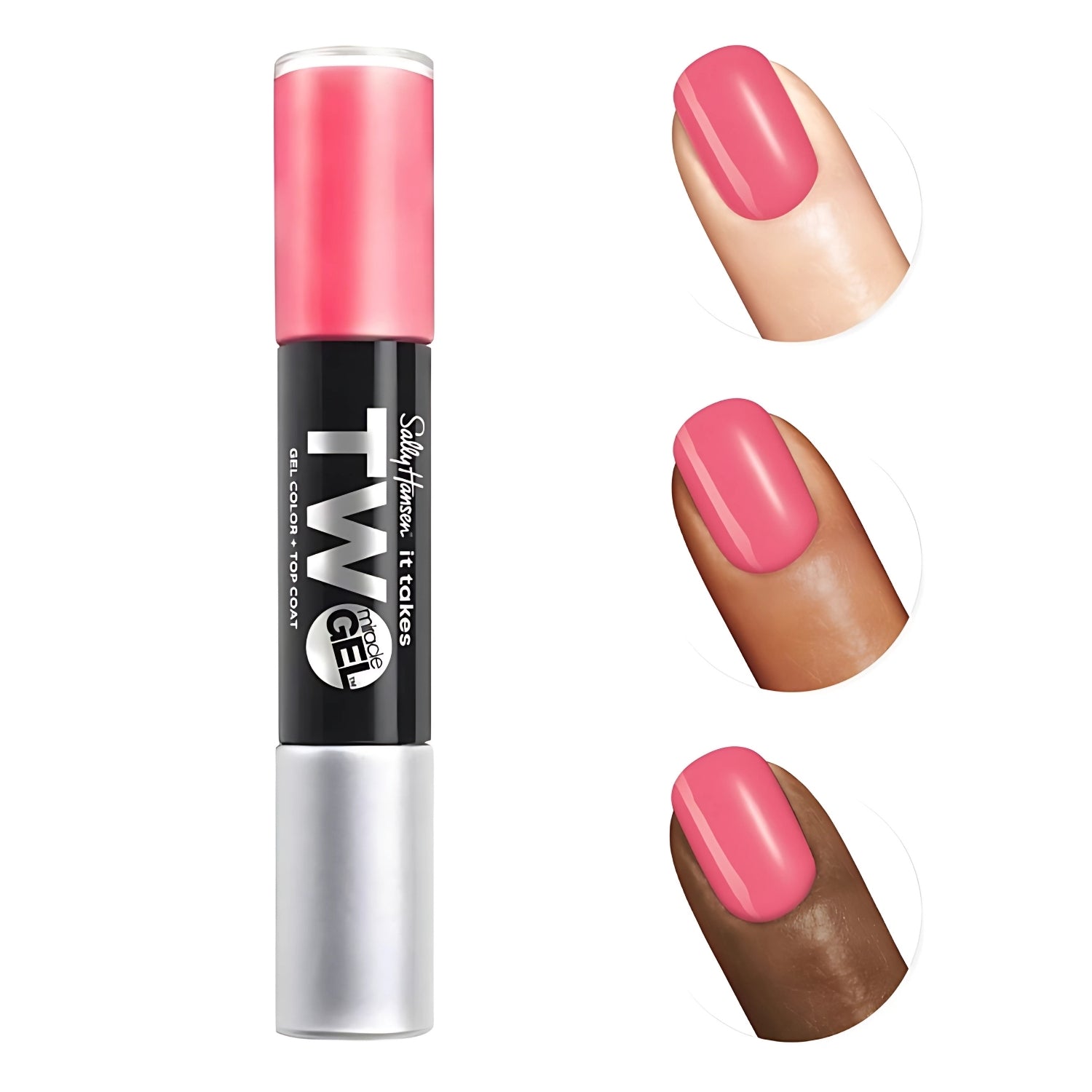 Sally Hansen Miracle Gel Nail Polish and Top Coat Set, Rain-Glow 920, Long-Lasting Shine | Merthyr Tydfil | Why Not Shop Online