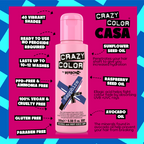 Crazy Color Sapphire Blue Semi-Permanent Hair Dye 100ml