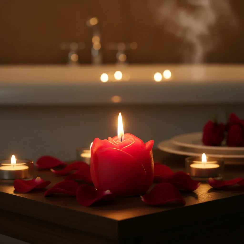 Scented Rose Candle - Why Not Shop