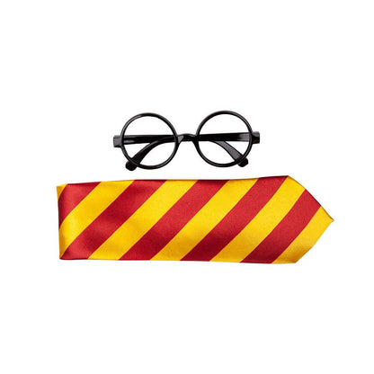 School Boy Wizard Harry Potter Style Set - Tie And Glasses | Merthyr Tydfil | Why Not Shop Online