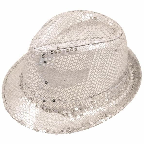 Silver Sequin Trilby Hats | Why Not Shop