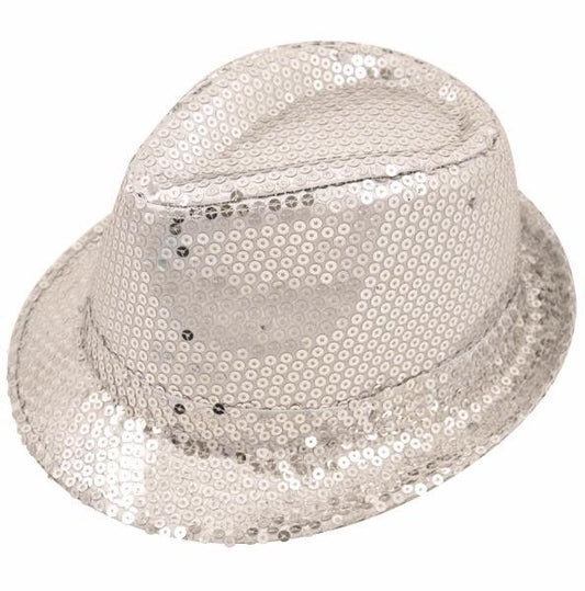 Silver Sequin Trilby Hats | Why Not Shop