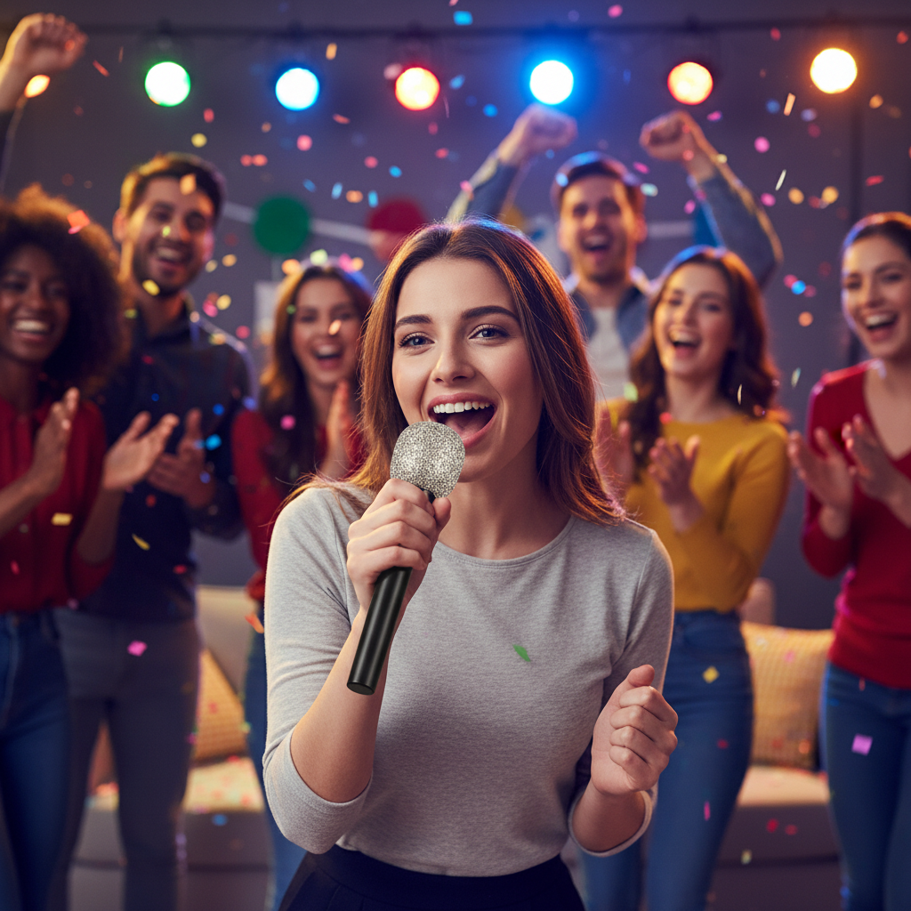 Silver Glitter Microphones | Merthyr Tydfil | Why Not Shop Online